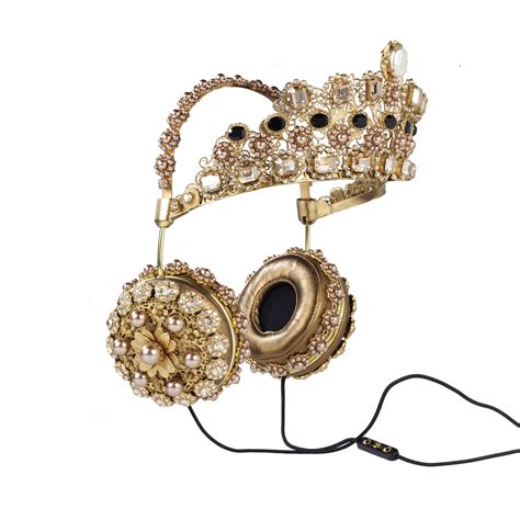 dolce and gabbana headphones|dolce and gabbana crown headphones.